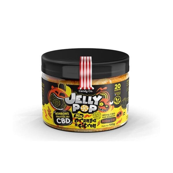 Jeleuri 40 mg CBD cu portocale și lămâie 800 mg