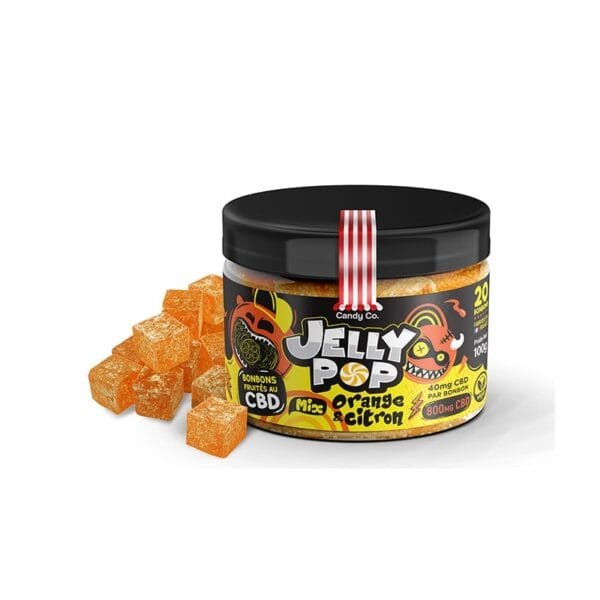 Jeleuri 40 mg CBD cu portocale și lămâie 800 mg
